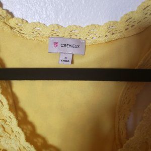 Cremieux sun yellow dress